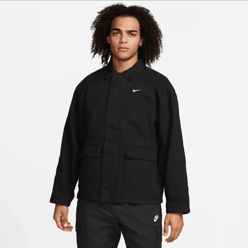 Nike Life Insulated Work Jacket - Quilted Insulation - (DQ4938-010) Size XL